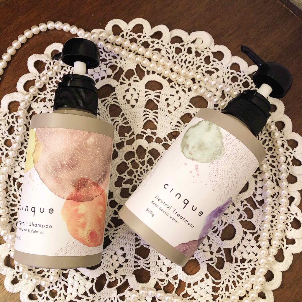 サンクオーガニックシャンプー/ニュートラルトリートメント シャンプー/cinque/市販シャンプーを使ったクチコミ（1枚目）