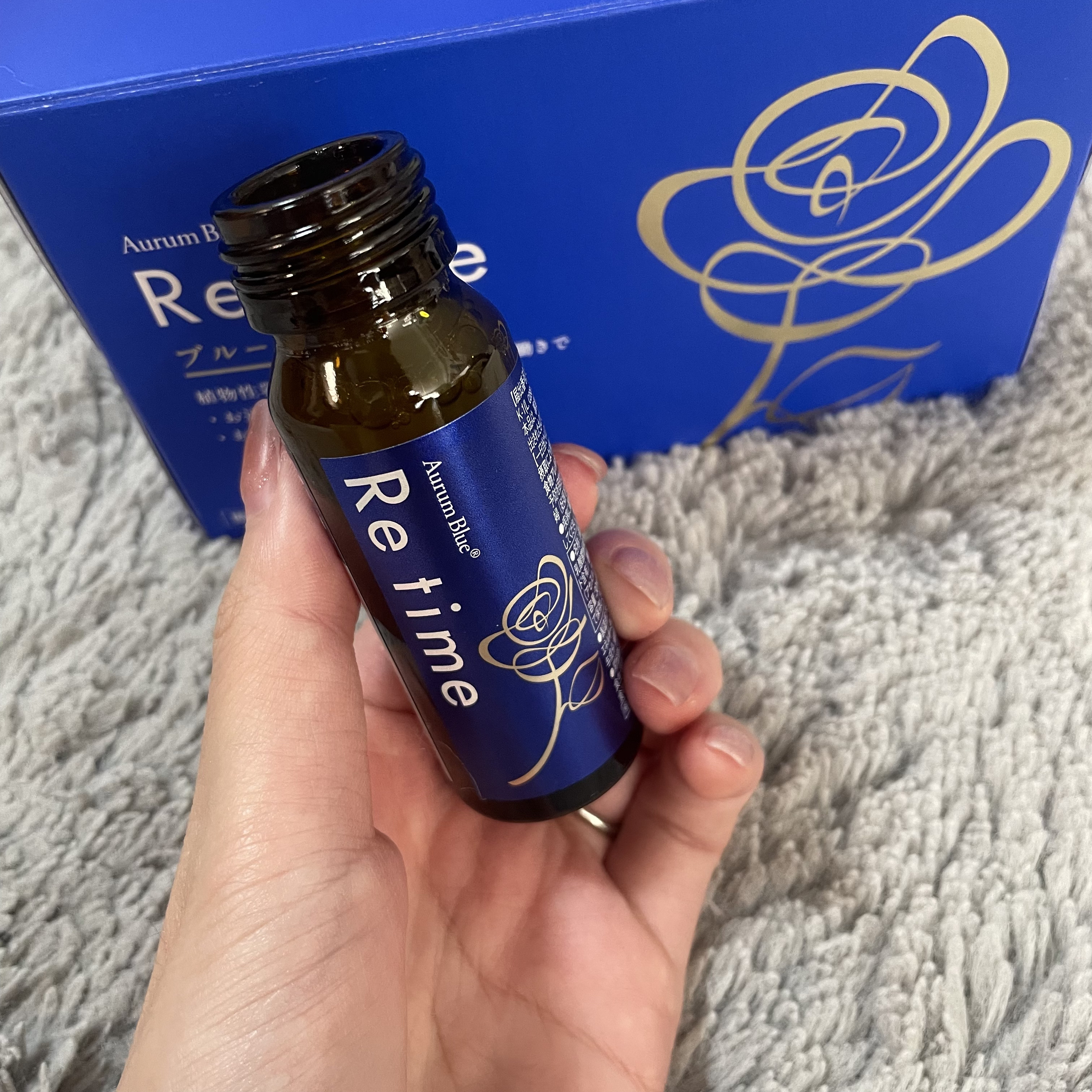 Re time ブルーローズドリンク/オーラムブルー/美容ドリンクを使ったクチコミ（2枚目）