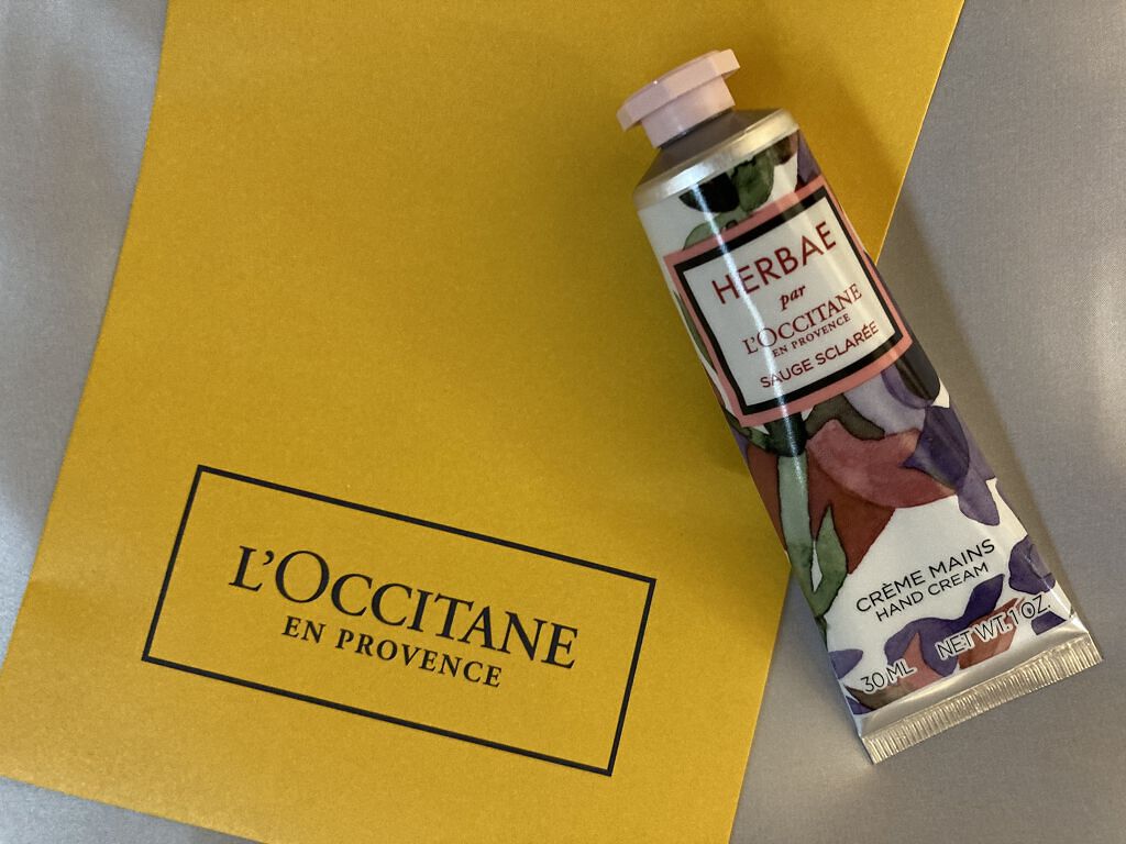 エルバヴィオレット ハンドクリーム/L'OCCITANE/ハンドクリームを使ったクチコミ（1枚目）