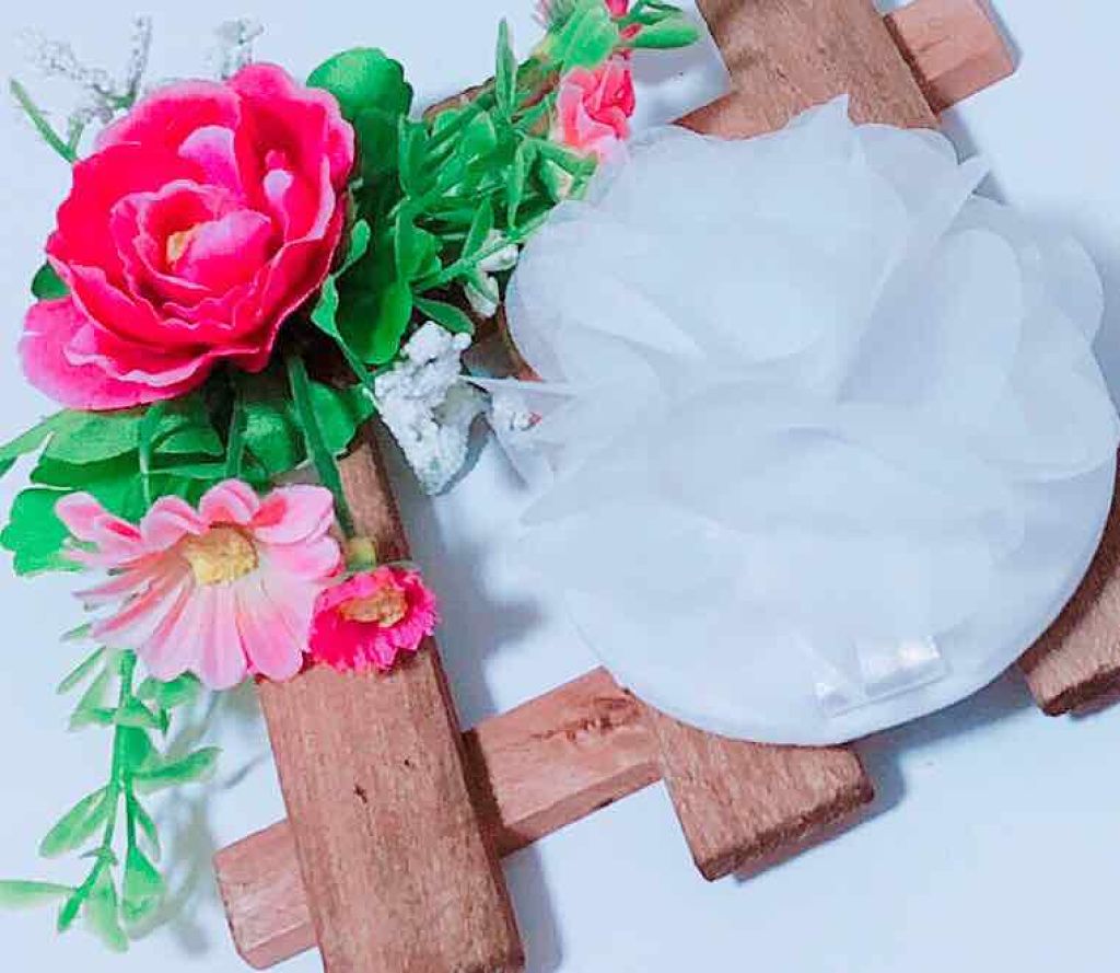 フラワーパフ/石原商店/パフ・スポンジを使ったクチコミ（2枚目）