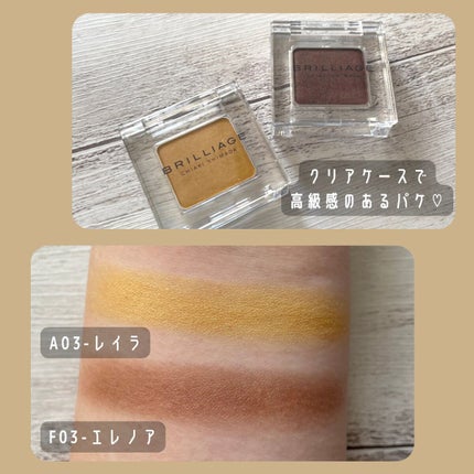 ワンダークリエイション /ブリリアージュ/単色アイシャドウを使ったクチコミ(2枚目)