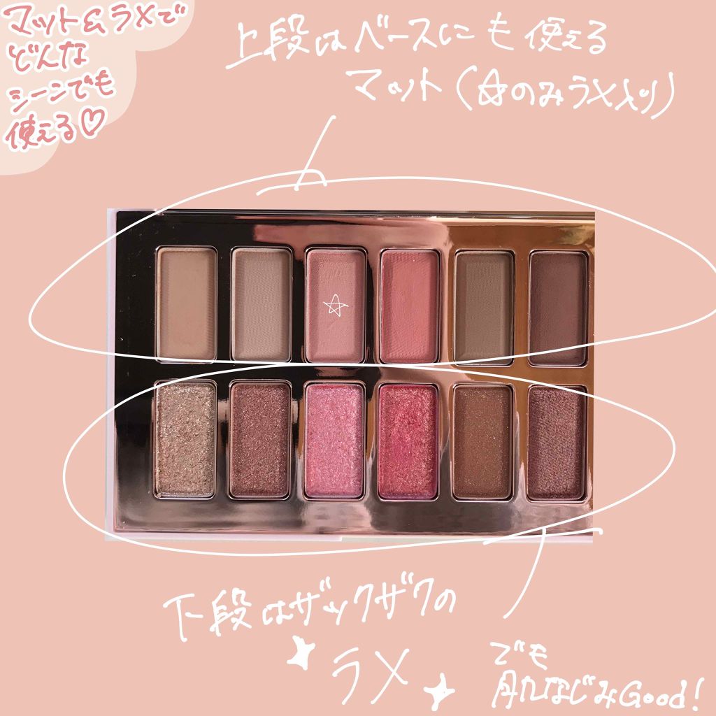 バレンタインボックス3ローズモーメント/VAVI MELLO/アイシャドウパレットを使ったクチコミ（2枚目）