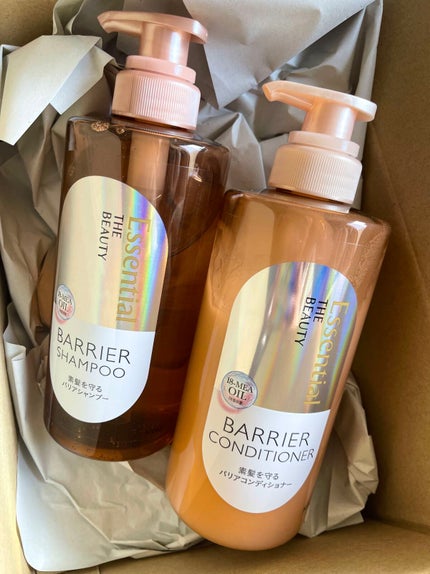 ザビューティ 髪のキメ美容素髪を守る バリアシャンプー/コンディショナー/エッセンシャル/シャンプー・コンディショナーを使ったクチコミ(1枚目)