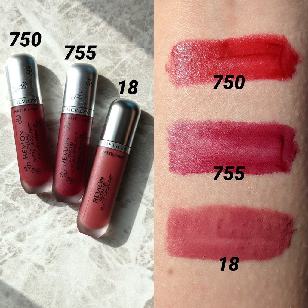 ウルトラ HD マット リップカラー/REVLON/口紅を使ったクチコミ(2枚目)