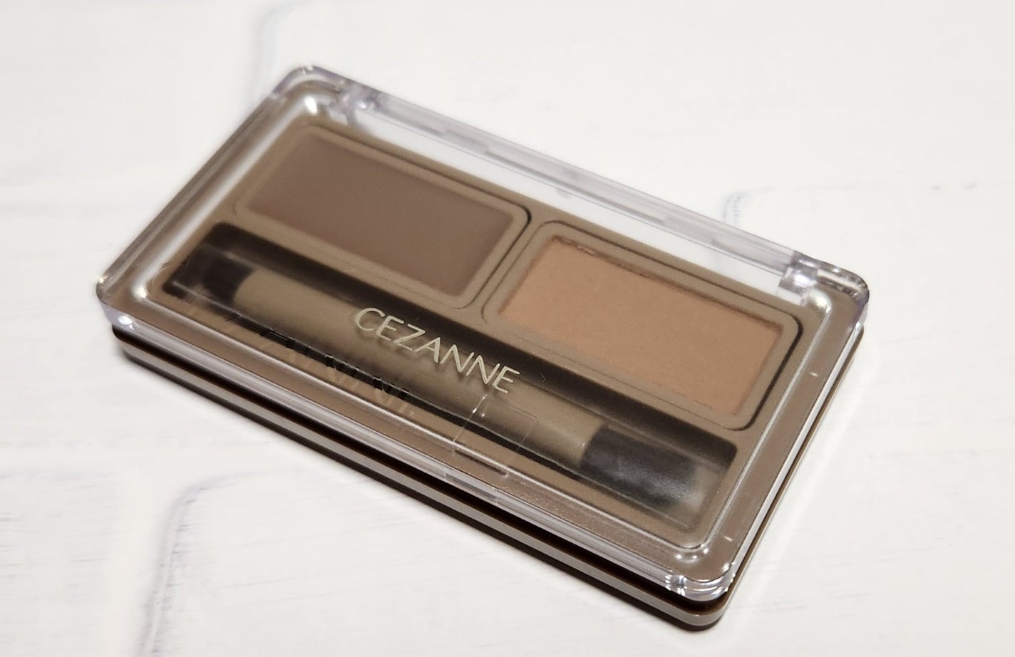 アイブロウワックス&パウダー/CEZANNE/アイブロウを使ったクチコミ(1枚目)