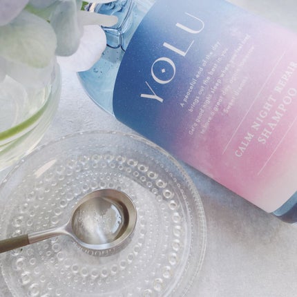 カームナイトリペアシャンプー/トリートメント/YOLU/市販シャンプーを使ったクチコミ(4枚目)