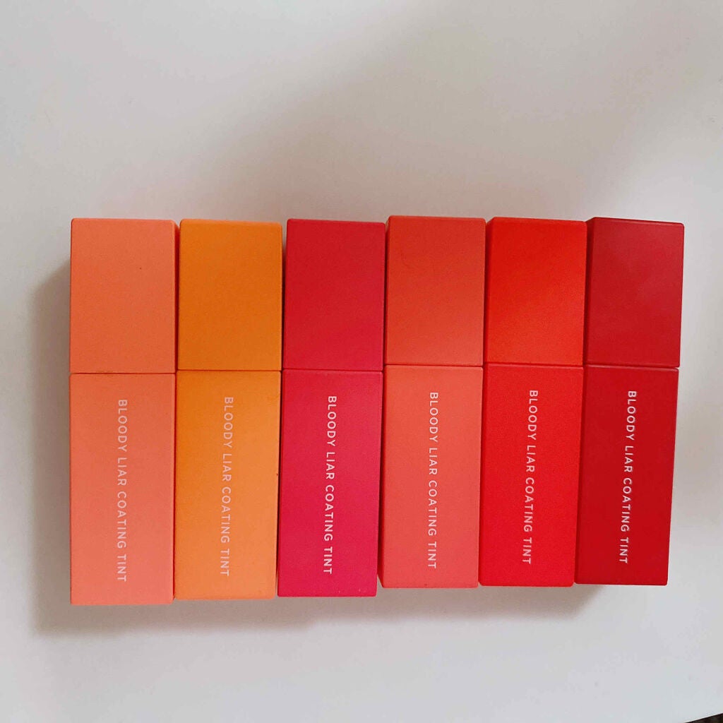 ブラッディライアー コーティングティント/lilybyred/リップティントを使ったクチコミ(2枚目)