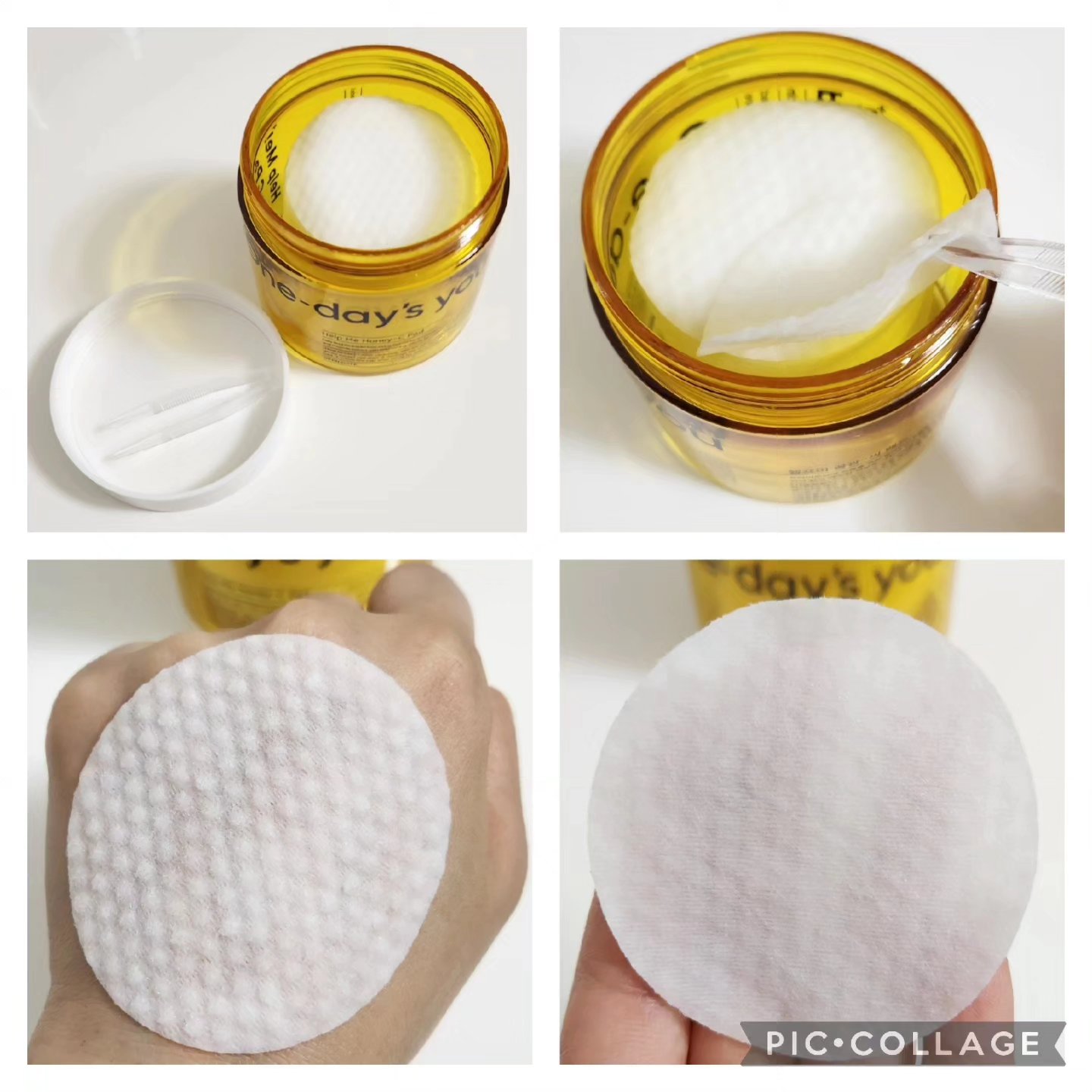 ヘルプミー! リアルコラーゲンパッド/One-day's you/トナーパッドを使ったクチコミ（3枚目）