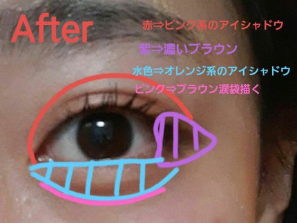 UR GLAM BLOOMING EYE COLOR PALETTE/U R GLAM/アイシャドウパレットを使ったクチコミ(3枚目)