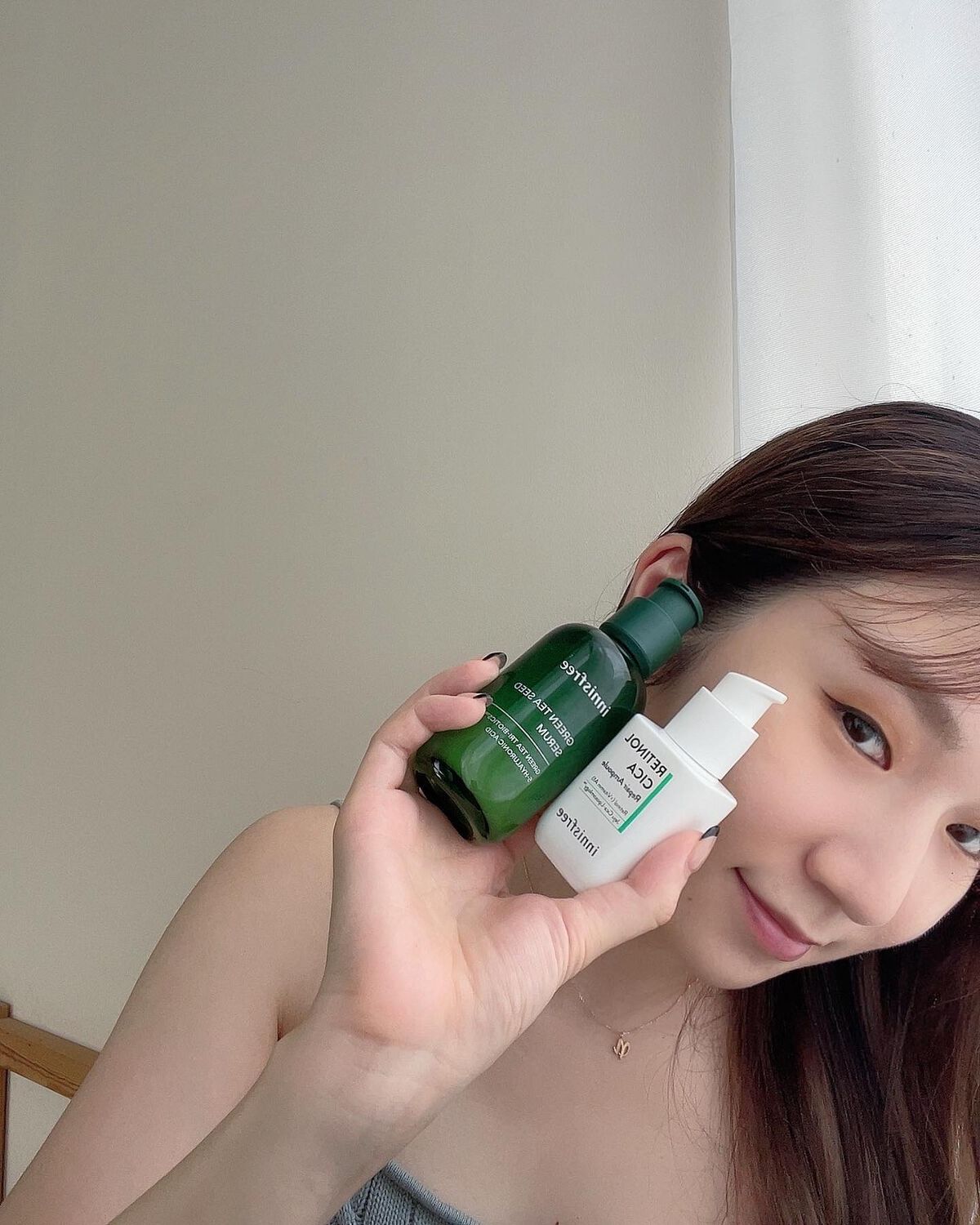 グリーンティーシード セラム N/innisfree/美容液を使ったクチコミ（3枚目）