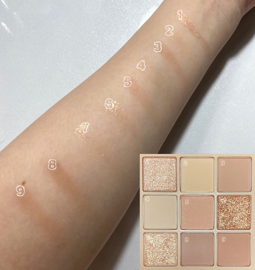 シャドウパレット/dasique/アイシャドウパレットを使ったクチコミ(3枚目)