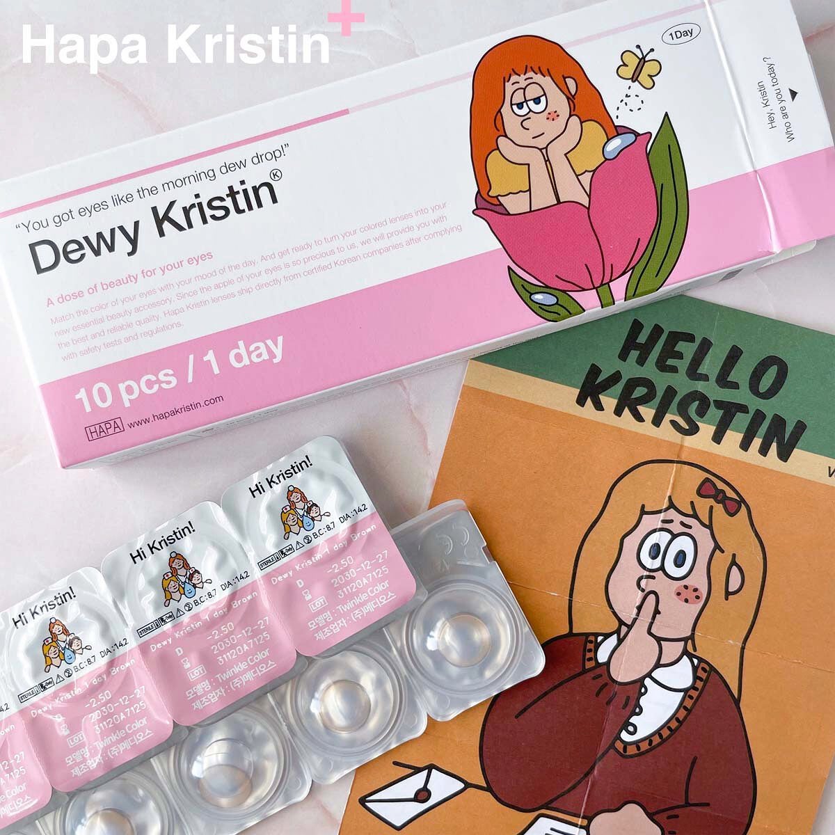 Dewy Kristin/Hapa kristin/カラーコンタクトレンズを使ったクチコミ(5枚目)