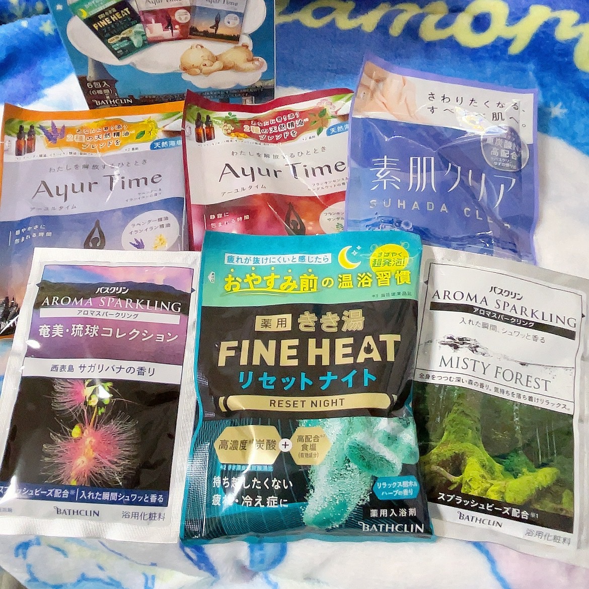 バスクリン ナイトアソートのクチコミ「ナイトアソート / 株式会社バスクリン

・薬用きき湯ファインヒート 
医薬部外品
炭酸入浴剤.....」（3枚目）