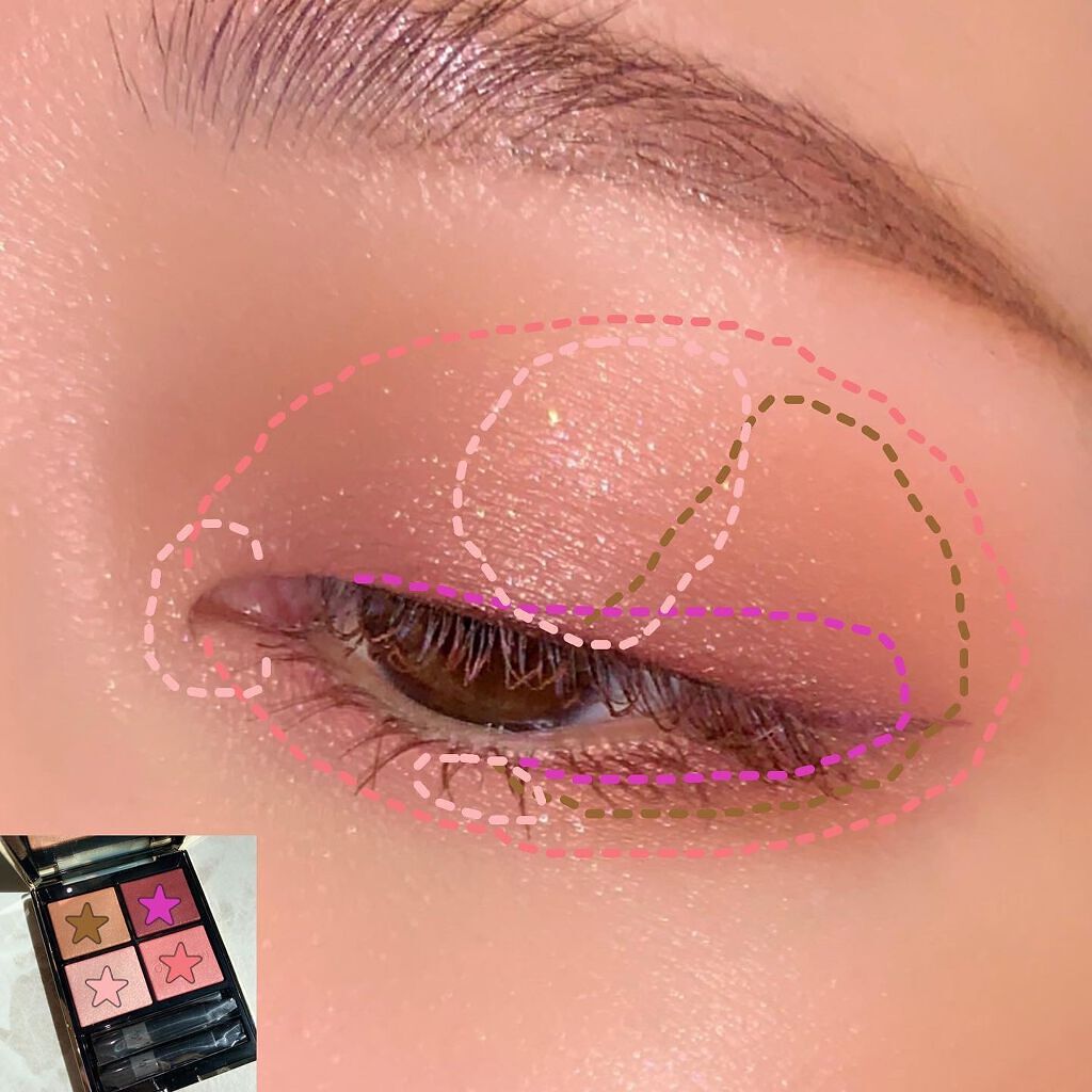 オンブル ジェ/GUERLAIN/アイシャドウパレットを使ったクチコミ(6枚目)