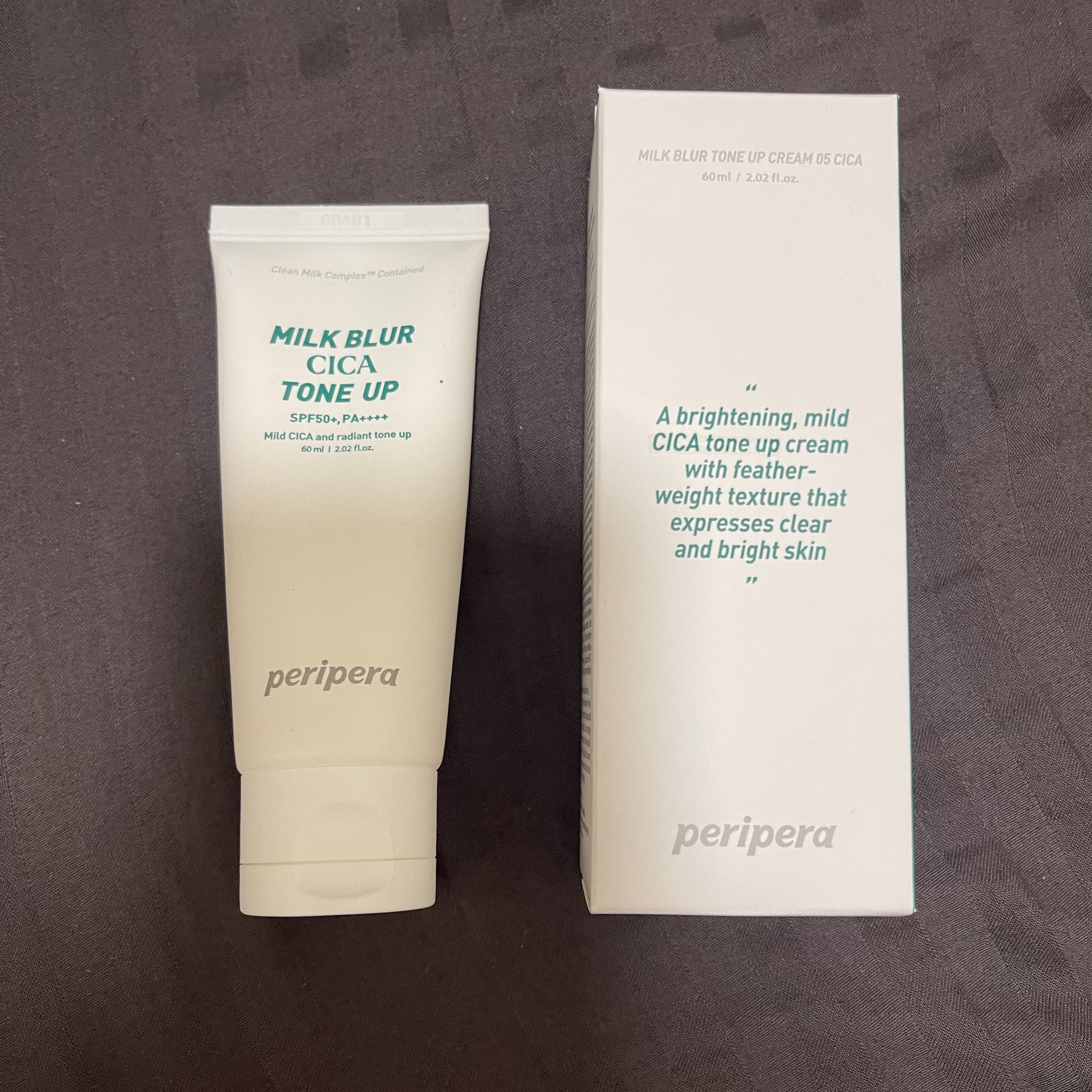 ミルク ブラー トーン アップ クリーム 05 CICA/PERIPERA/化粧下地を使ったクチコミ（1枚目）