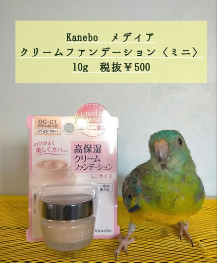クリームファンデーション〈ミニ〉/media/クリーム・エマルジョンファンデーションを使ったクチコミ(1枚目)