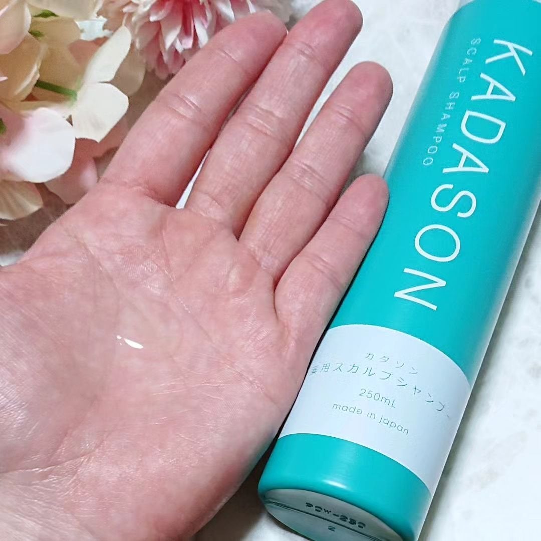 薬用スカルプシャンプー/トリートメント/KADASON (カダソン)/市販シャンプーを使ったクチコミ(3枚目)