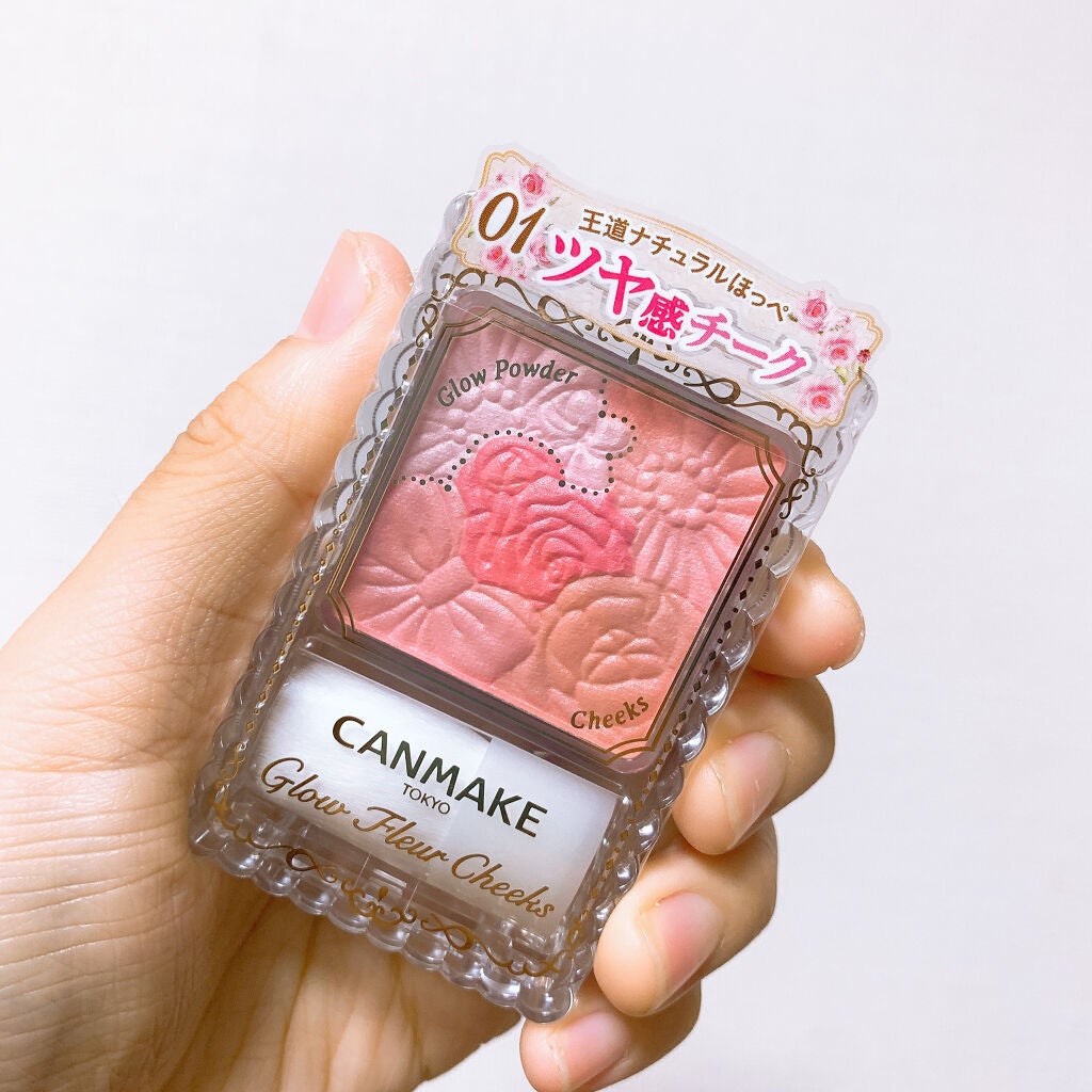 グロウフルールチークス/キャンメイク/パウダーチークを使ったクチコミ(1枚目)