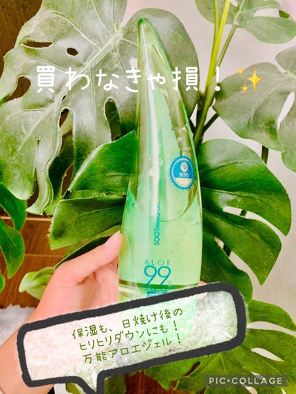 アロエ99% スージングジェル/HOLIKA HOLIKA/ボディローションを使ったクチコミ(1枚目)