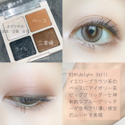 アイパレット インザスターズ/Glint/アイシャドウパレットを使ったクチコミ(4枚目)