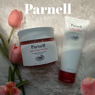 parnell アップルビネガーポアパッドのクチコミ「アップルビネガーで毛穴ケアができるのは初耳😳✨

#parnell
#アップルビネガークレンジ.....」（1枚目）