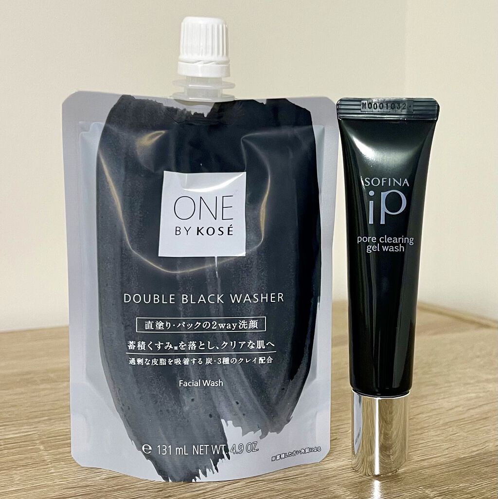 ダブル ブラック ウォッシャー/ONE BY KOSE/その他洗顔料を使ったクチコミ（1枚目）