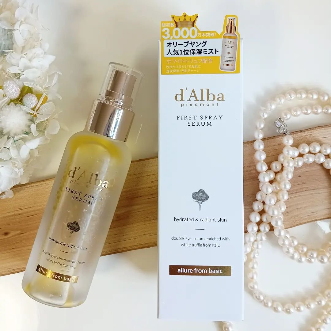 ダルバ ホワイトトリュフファーストスプレーセラム/ダルバ/ミスト状化粧水を使ったクチコミ（2枚目）