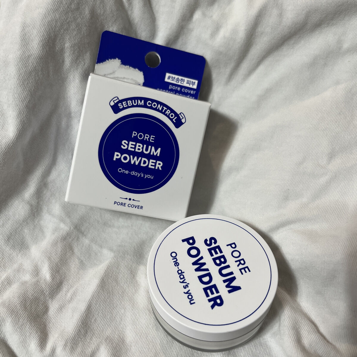 ポアセバムパウダー/One-day's you/ルースパウダーを使ったクチコミ（3枚目）