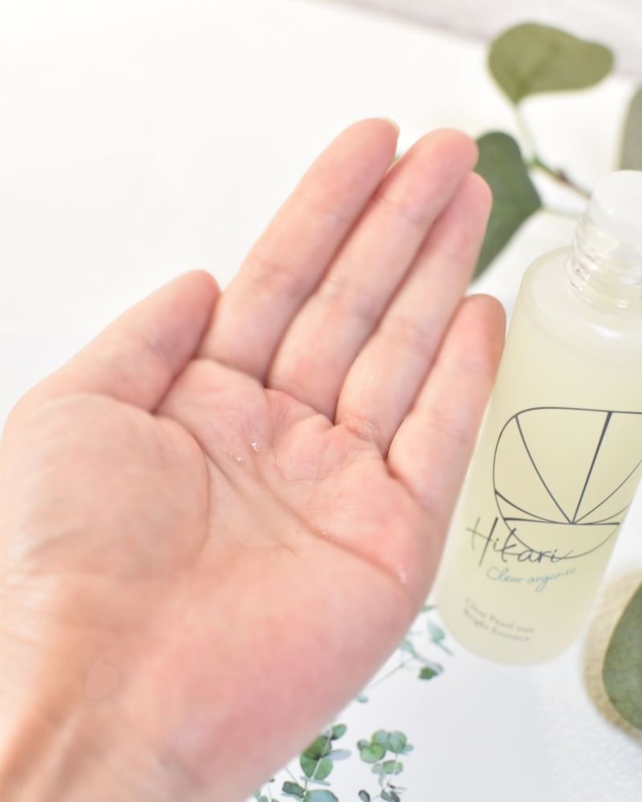 クリアパールワン ブライトエッセンス/HIKARI CLEAR オーガニック/美容液を使ったクチコミ（3枚目）