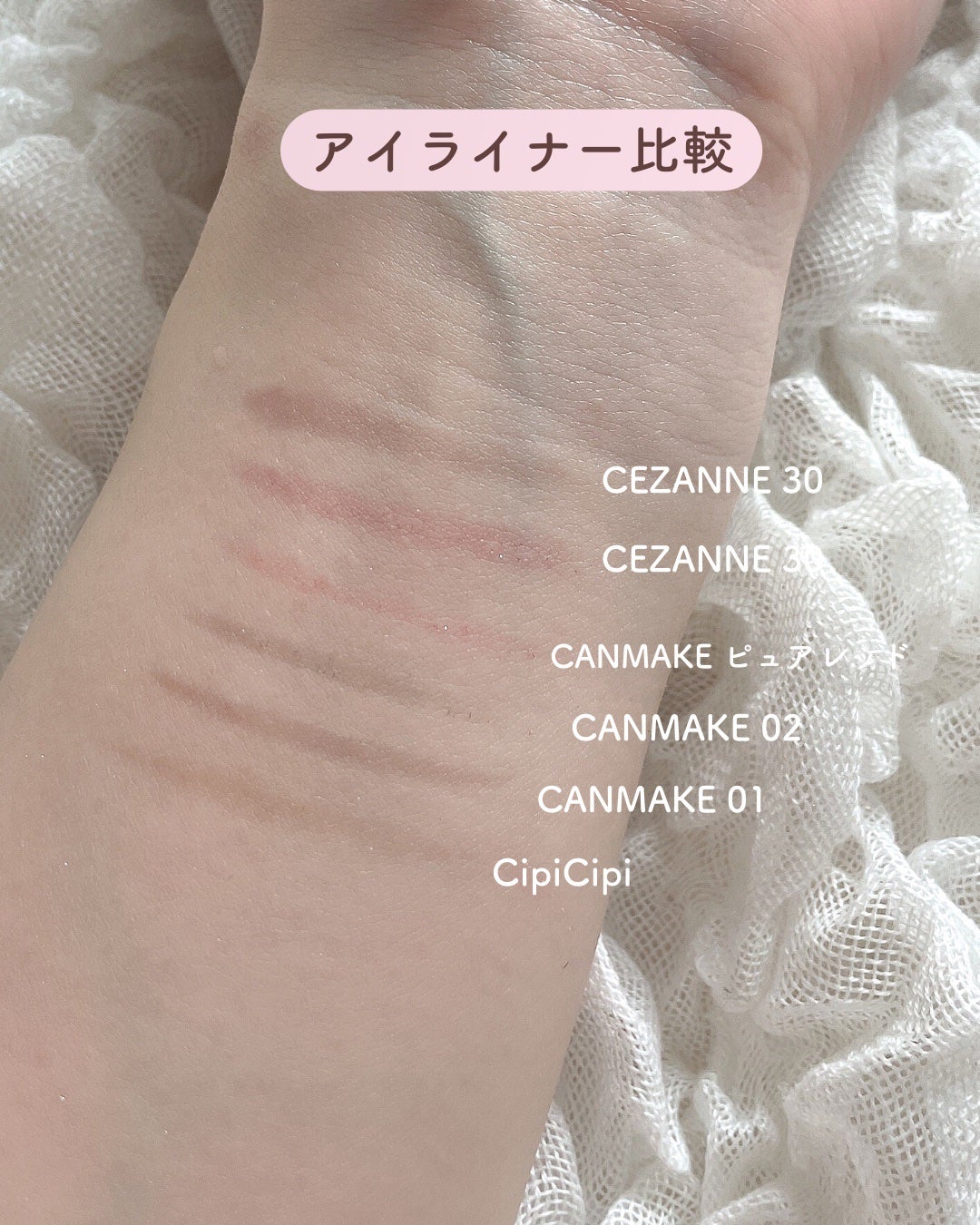 描くふたえアイライナー/CEZANNE/リキッドアイライナーを使ったクチコミ(8枚目)