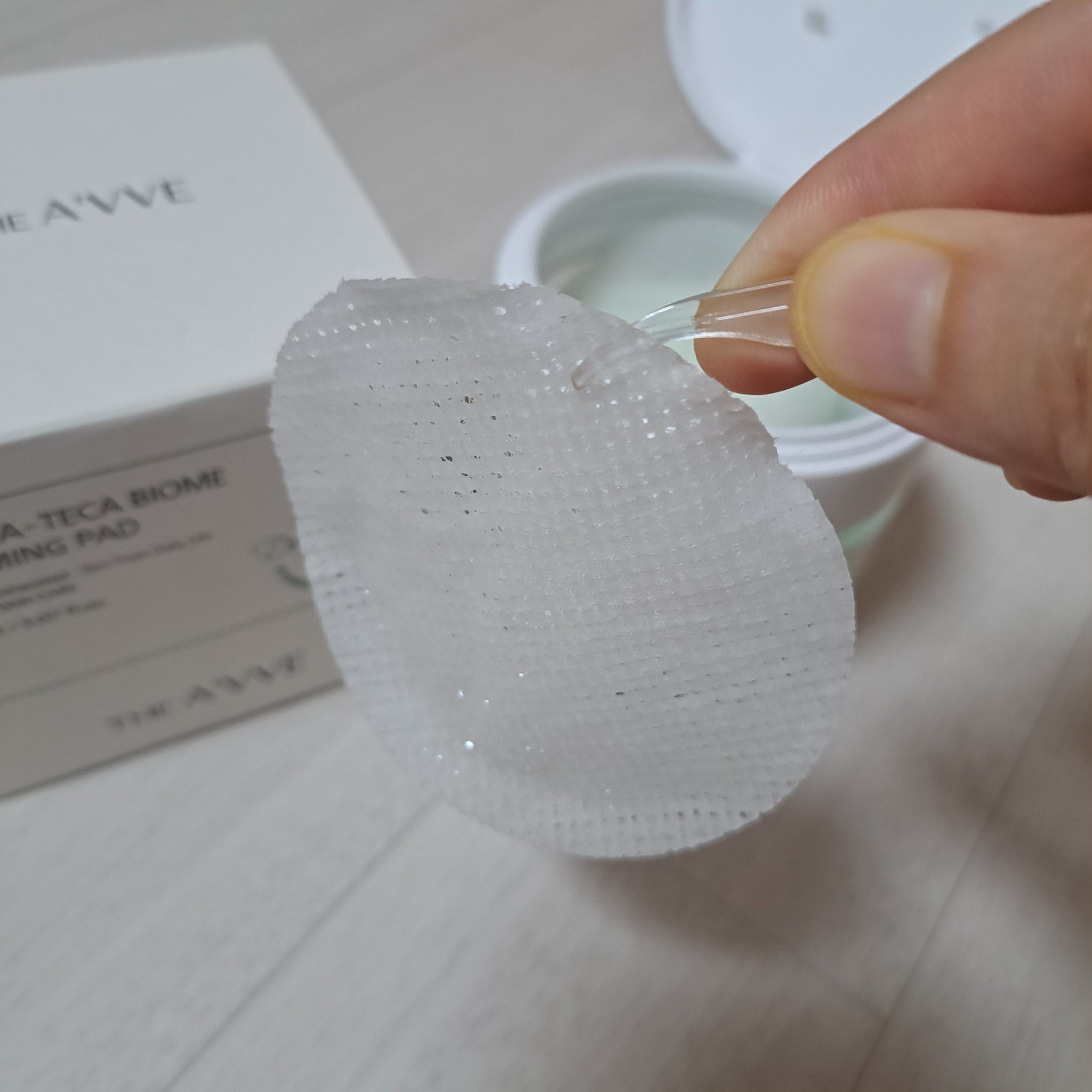 ダーマテカバイオームカーミングパッド/THE A'VVE/トナーパッドを使ったクチコミ（2枚目）