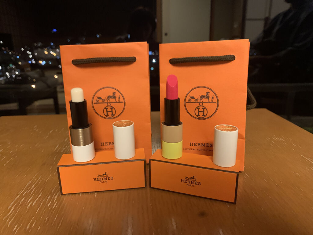 〈ルージュ・エルメス〉 ルージュ ア レーヴル サティネ ローズ・オアシス(リミテッドエディション)/エルメス/口紅を使ったクチコミ（1枚目）