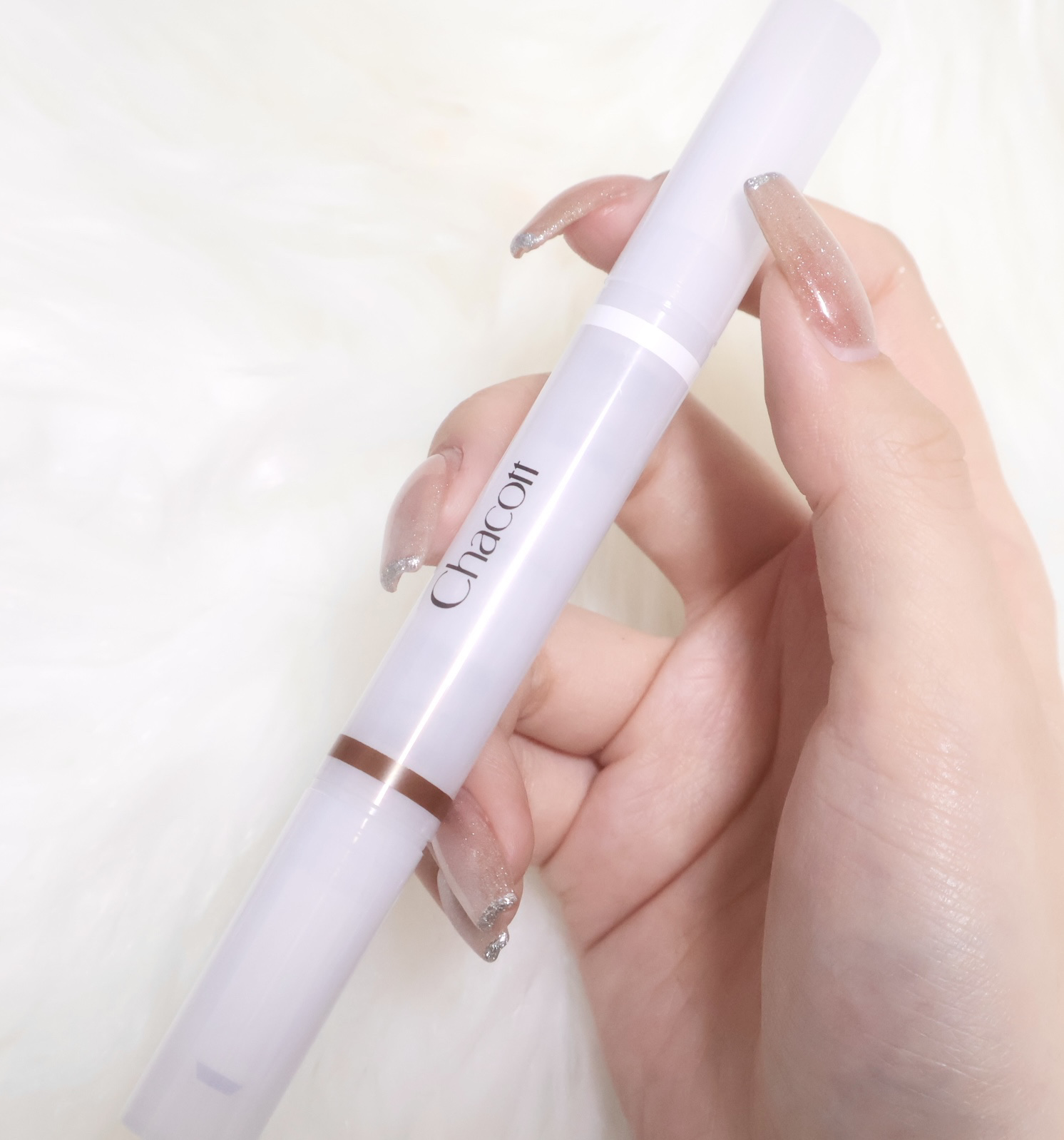 ダブルマルチクレヨン 420 セコイヤ×ピュアホワイト/チャコット・コスメティクス/シェーディングを使ったクチコミ（1枚目）