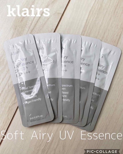 ソフトエアリーUVエッセンス/Klairs/日焼け止めローションを使ったクチコミ(1枚目)