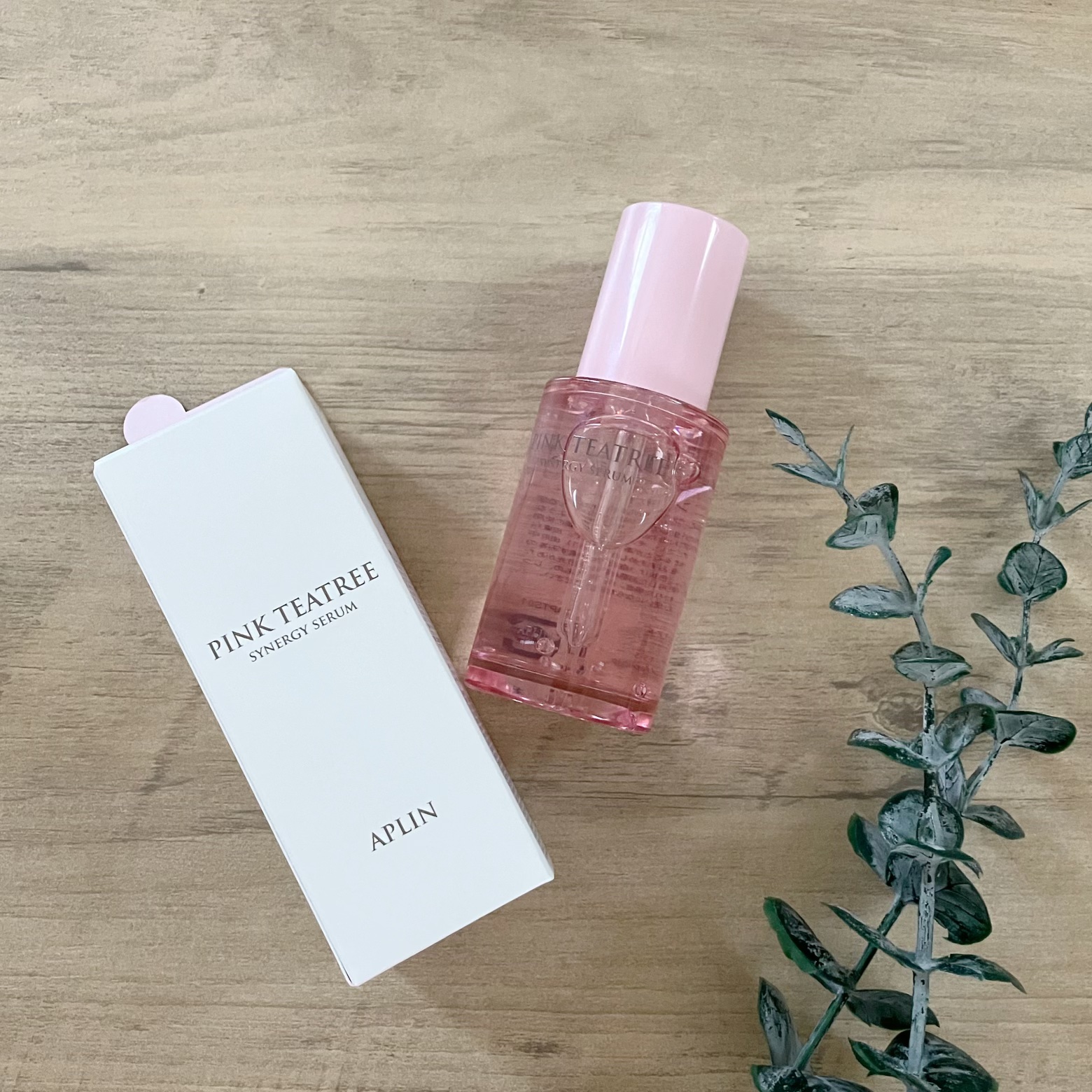 ピンクティーツリーシナジーセラム/APLIN/美容液を使ったクチコミ（1枚目）