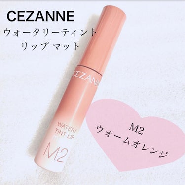 ウォータリーティントリップ マット/CEZANNE/口紅を使ったクチコミ（1枚目）