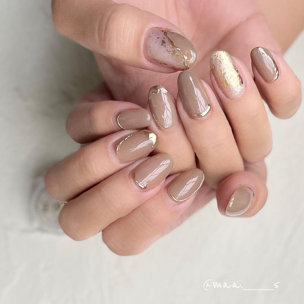 MOMOジェル MOMO-46/nail for all/ジェルネイルを使ったクチコミ（1枚目）