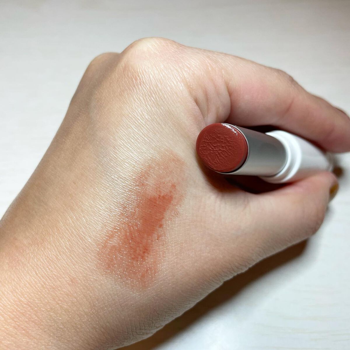 グラスティングメルティングバーム/rom&nd/リップバームを使ったクチコミ(2枚目)