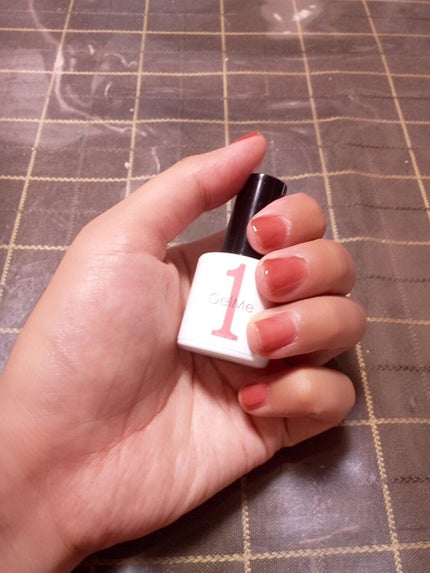 ジェルネイル レッド/ジェルミーワン/ジェルネイルを使ったクチコミ(1枚目)