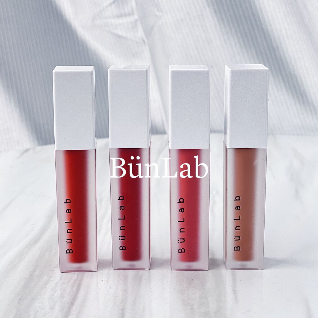 カラーウェイベルベットリップティント/BUNLAB/リップティントを使ったクチコミ（1枚目）