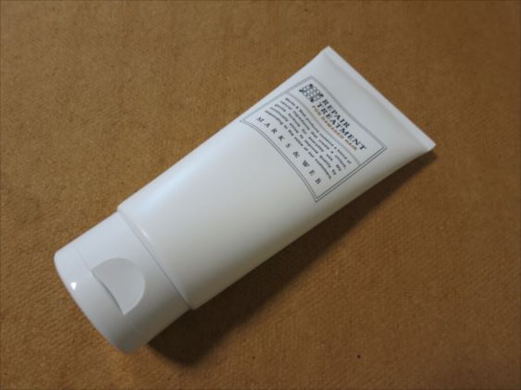 MARKS&WEB ハーバルリペアトリートメントのクチコミ「リピです。
シャンプー後、タオルドライした髪につけてドライヤーをすると、とても扱いやすくなり.....」（3枚目）