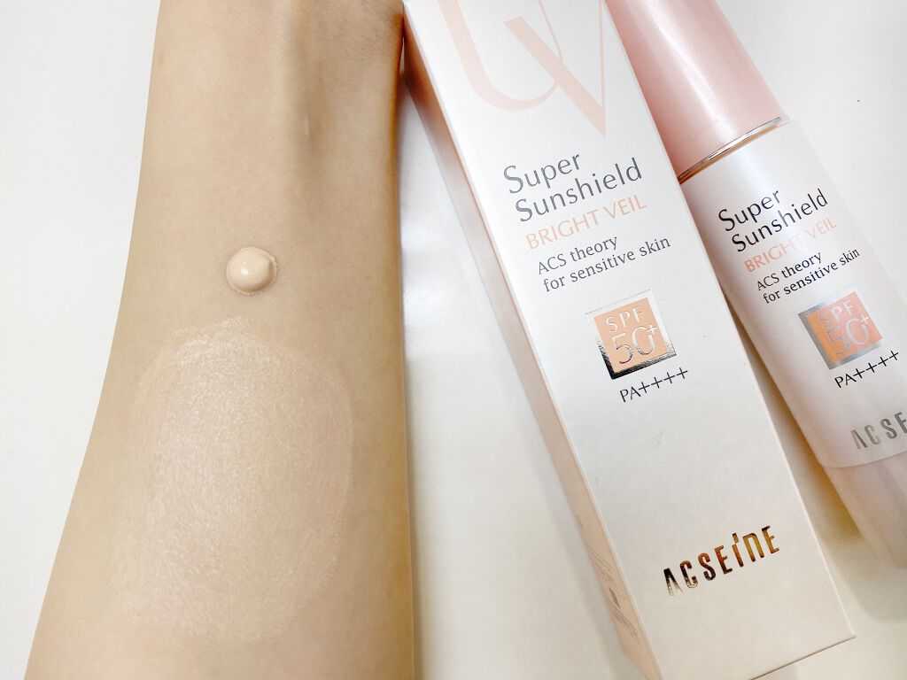 スーパーサンシールド ブライトヴェール/ACSEINE/化粧下地を使ったクチコミ（3枚目）