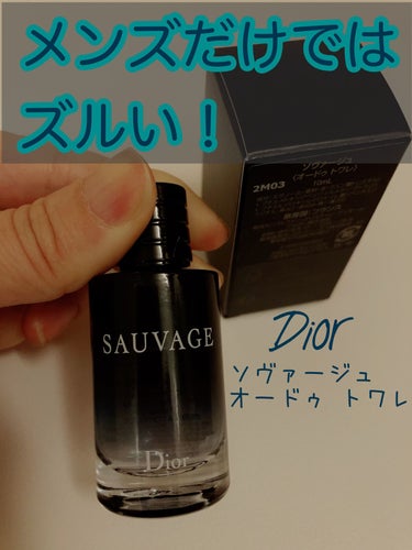 ソヴァージュ オードゥ トワレ/Dior/香水(メンズ)を使ったクチコミ（1枚目）