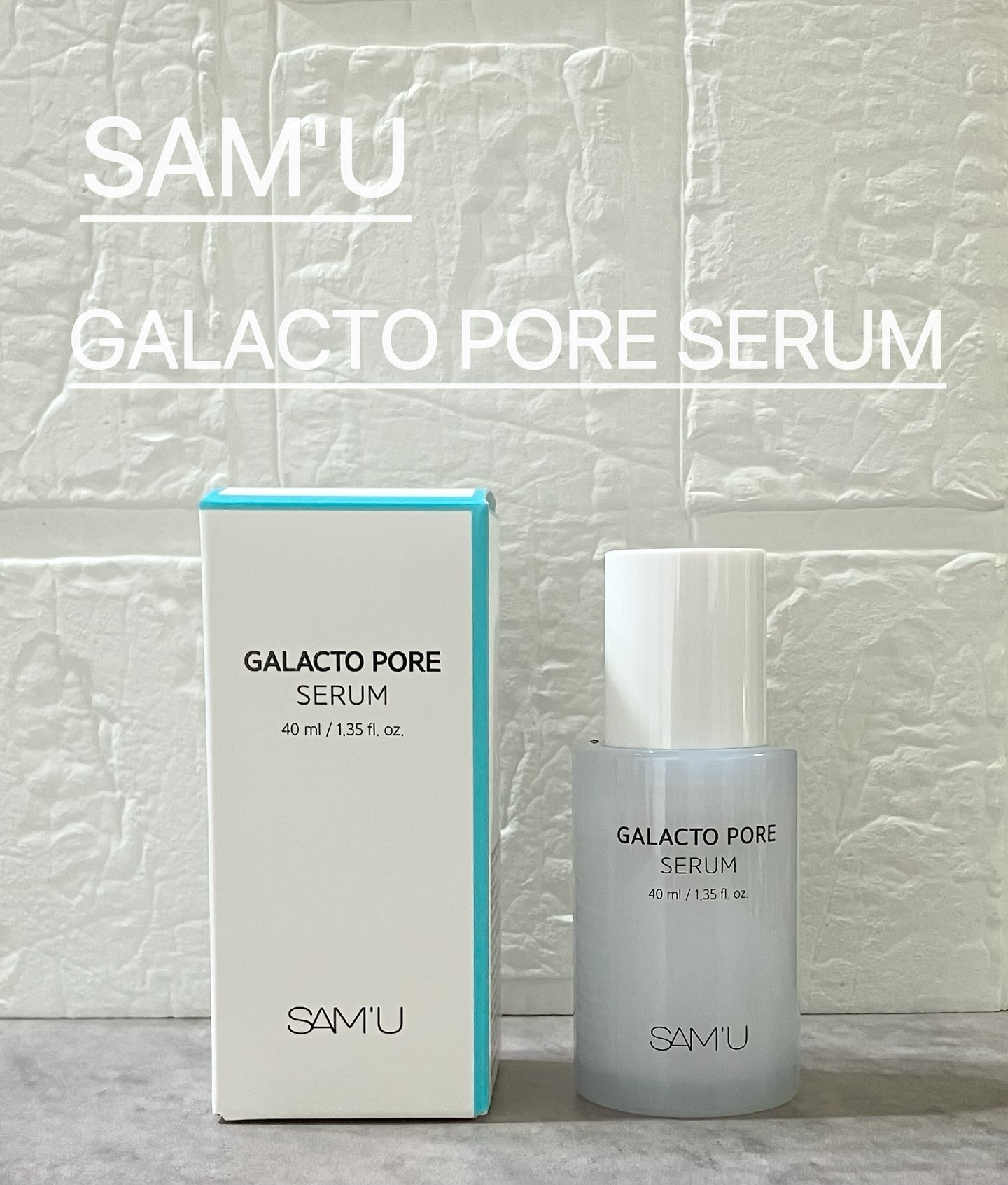 サミュ ガラクトポア セラム/SAM'U/美容液を使ったクチコミ（1枚目）