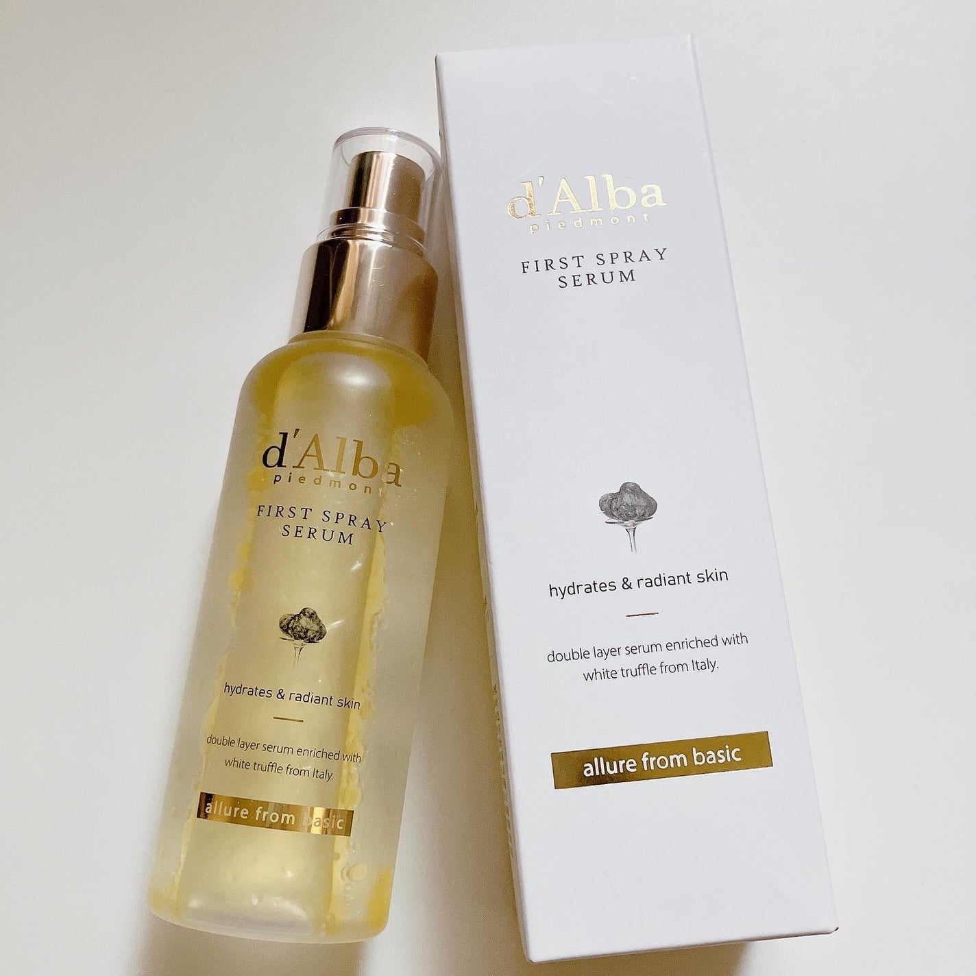 ダルバ ホワイトトリュフファーストスプレーセラム/ダルバ/ミスト状化粧水を使ったクチコミ(2枚目)