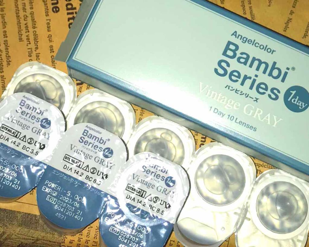 Angelcolor Bambi Series Vintage 1day/AngelColor/ワンデー(1DAY)カラコンを使ったクチコミ(1枚目)