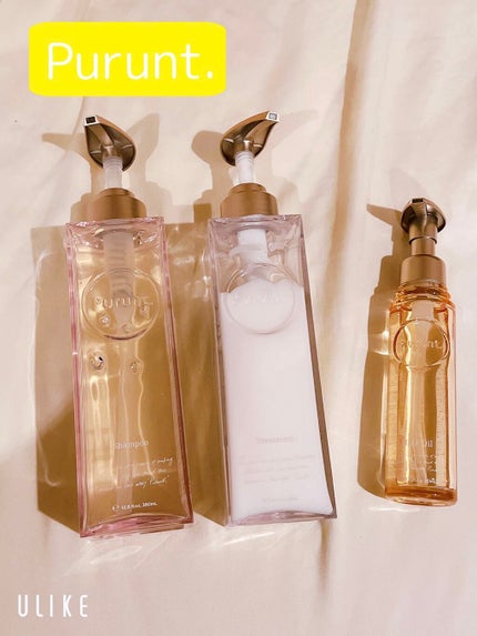 プルント モイストリッチ美容液シャンプー/モイストリッチリペア美容液トリートメント/Purunt./市販シャンプーを使ったクチコミ(1枚目)