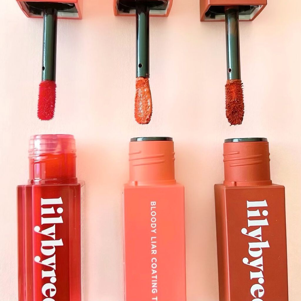 ブラッディライアー コーティングティント/lilybyred/リップティントを使ったクチコミ（2枚目）