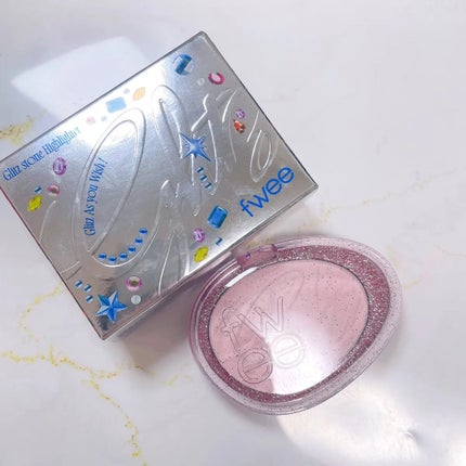 フィー グリッツストーンハイライター/fwee/パウダーハイライトを使ったクチコミ(1枚目)