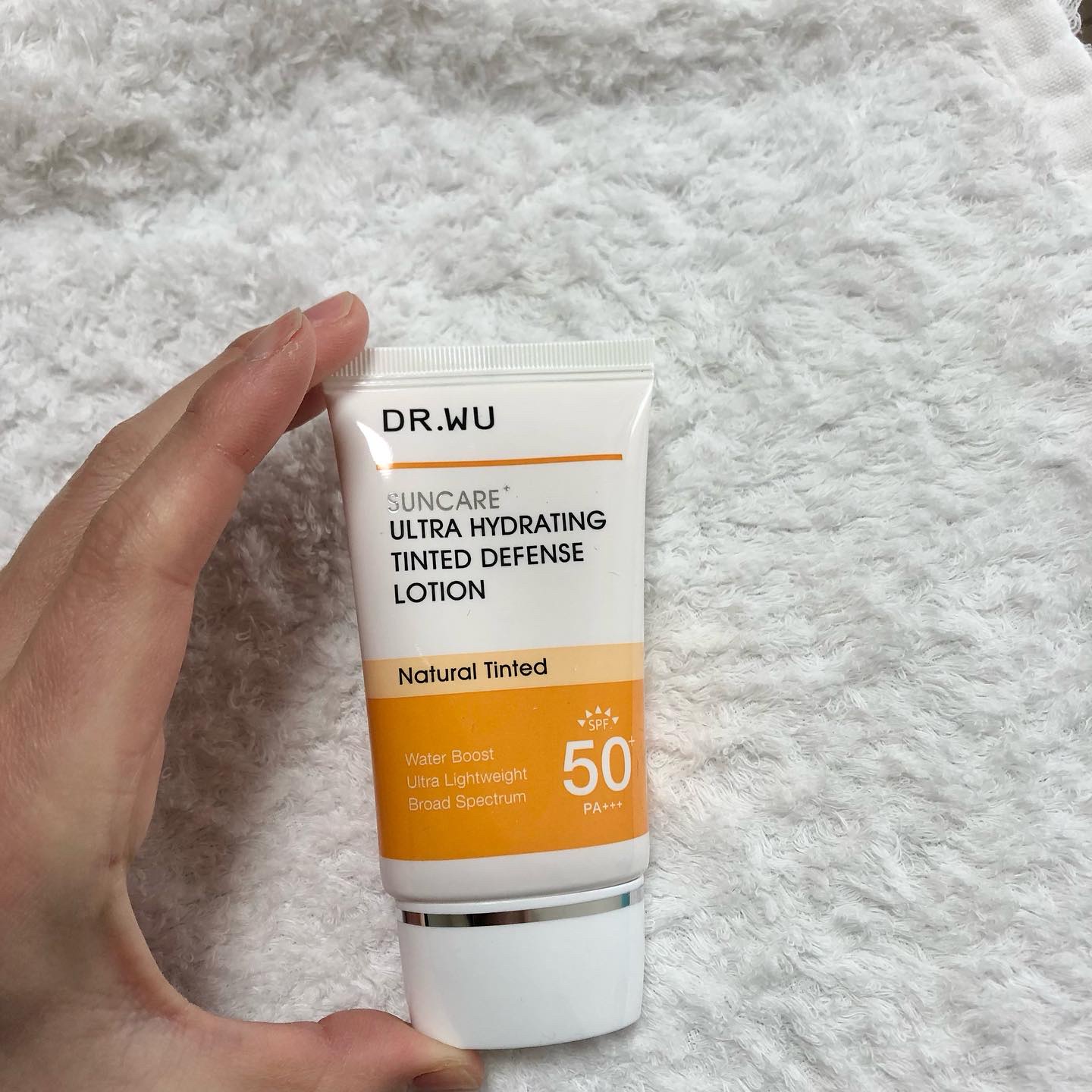 サンスクリーン+モイスト（色付き）＜日焼け止め＞/DR.WU/日焼け止めローションを使ったクチコミ（2枚目）